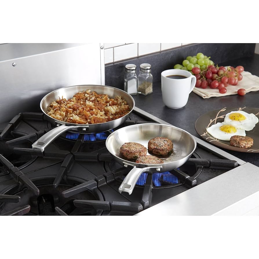 calphalon ステンレス製フライパン　最大直径27cm Frying Pans & Skillets | Calphalon
